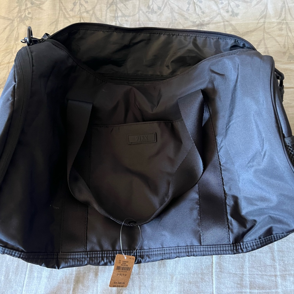 Pink gym bag